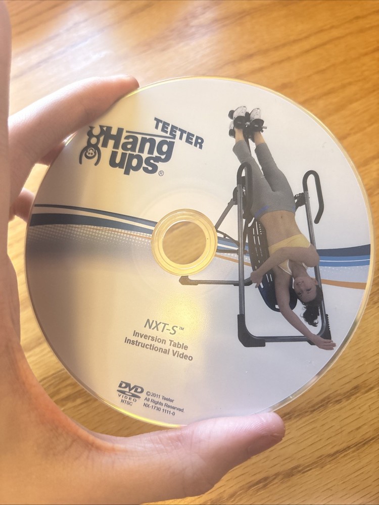 Teeter Hang Ups Inversion Table Instructional DVD