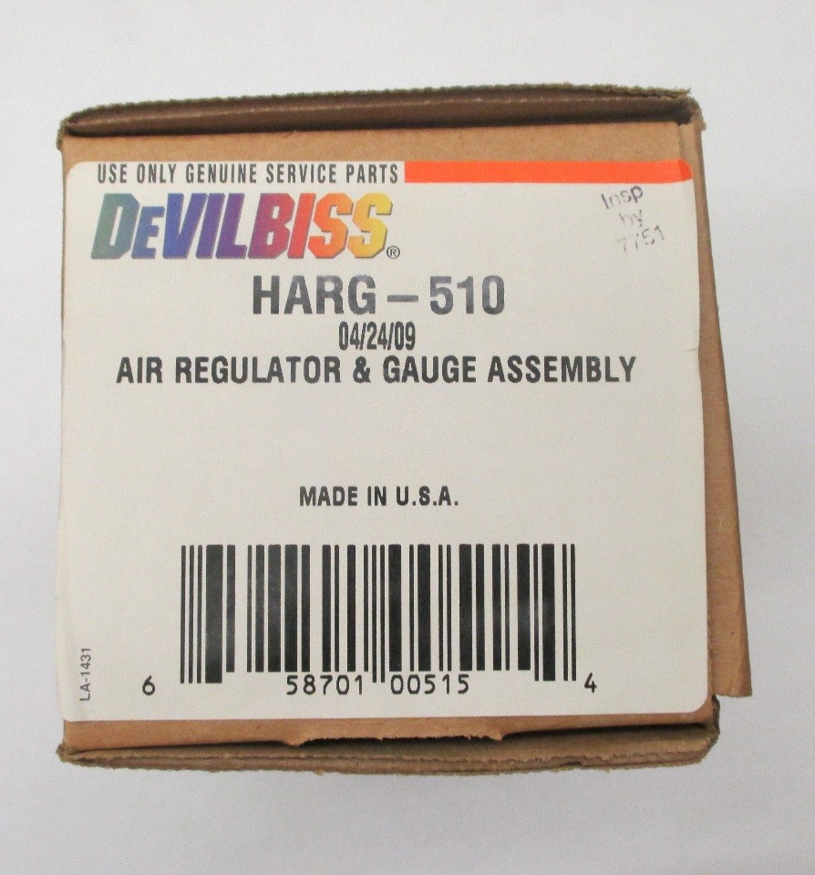 DeVilbiss HARG-510 Air Regulator & Gauge Assembly