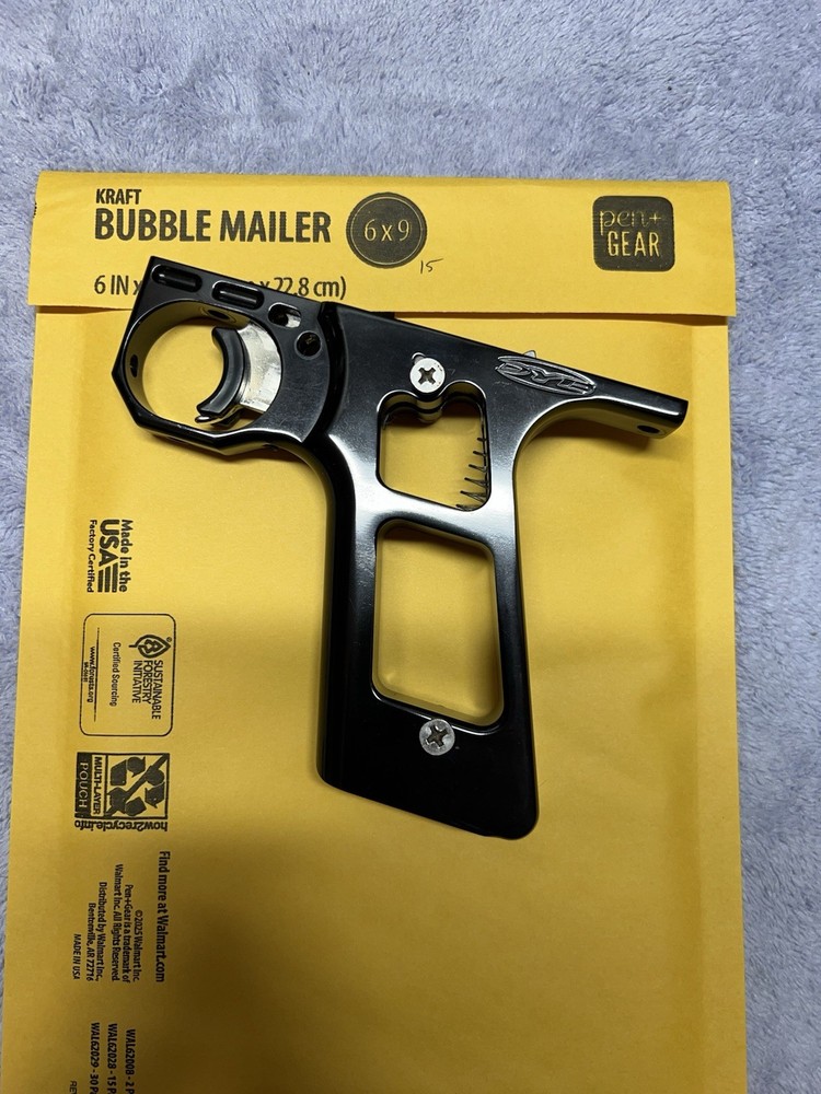 Polished Black Dye 45 Slider Frame Autococker Paintball Frame