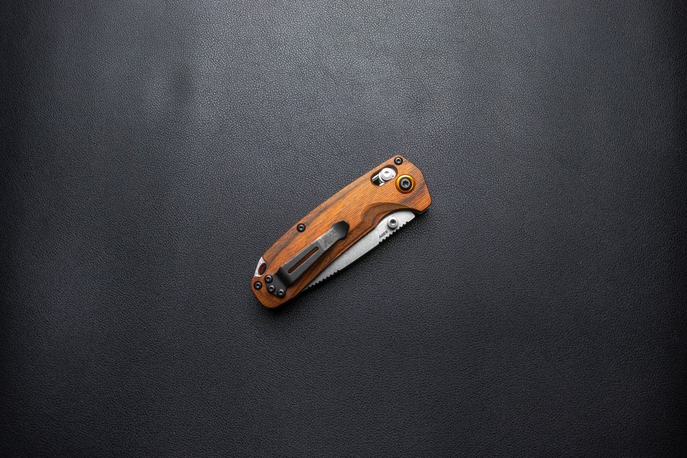 Benchmade North Fork Stabilized Wood 15032