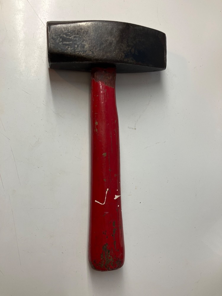4 pound hammer marked Budde blacksmith railroad tool