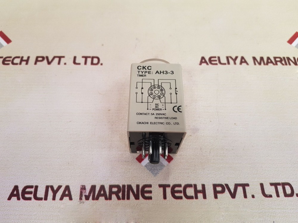 CKC AH3-3 Timer Relay 5A 250Vac