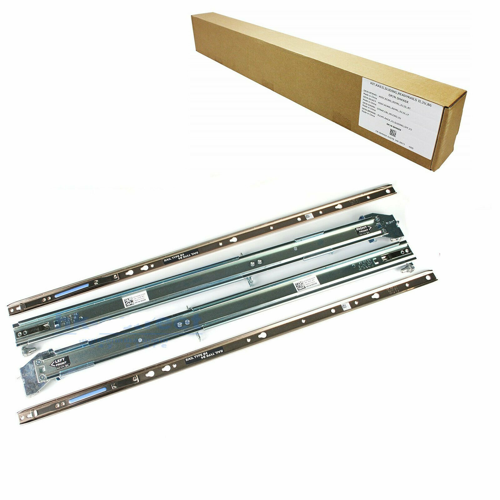 Dell R510 R520 R530 R720 R730 R820 2/4 Post Rack 2U Static Rails H872R