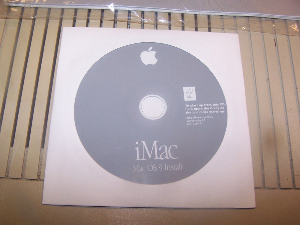 Apple iMac Software Install and Software restore CD's System 9.0OS Restore