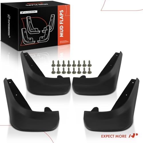 Set of 4PCS Mud Flaps Splash Guards Mudguards Mudflaps with Hardware Kits