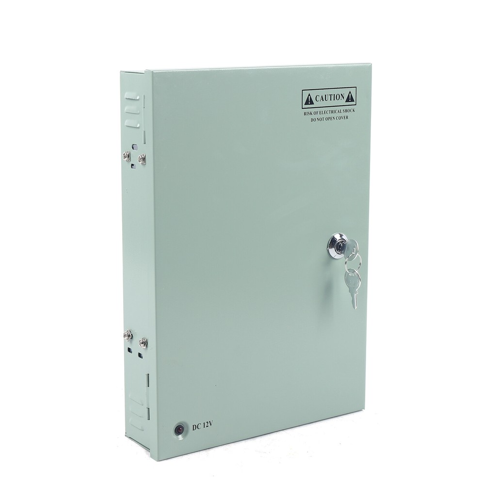 12VDC 18CH 30A Security Camera Power Supply Box Distribution for CCTV DVR System