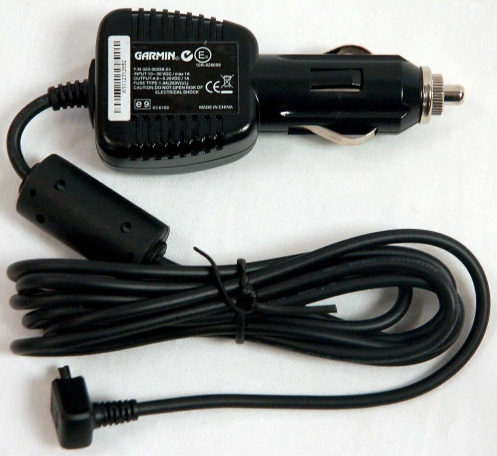 NEW GENUINE Garmin Nuvi GPS Mini-USB Car Charger adapter 1480C 1490T 2250LT 3750