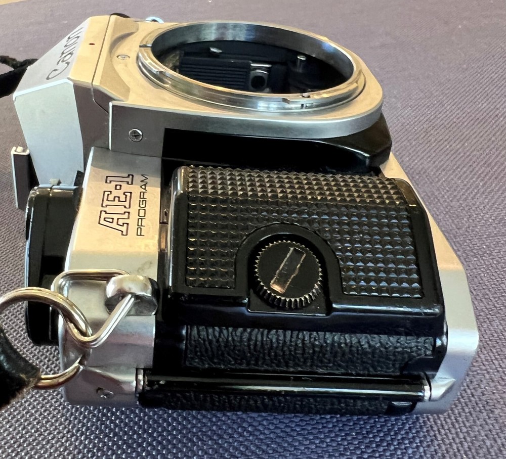 Canon AE-1 Program Camera Body Silver Japan TESTED
