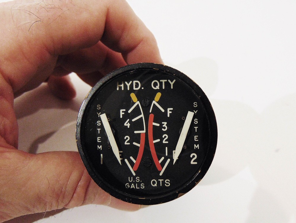 Military Helicopter Hydraulic Fluid Quantity Indicator, Liquidometer BA148ANH-93