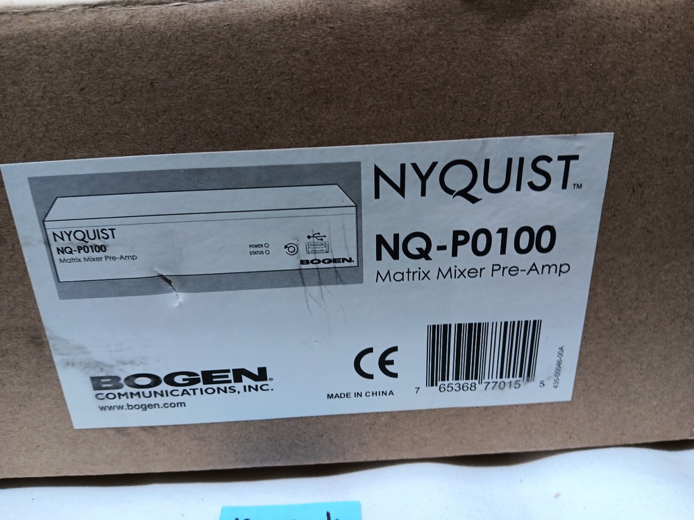 Bogen Nyquist NQ-P0100 Matrix Mixer Pre-Amp
