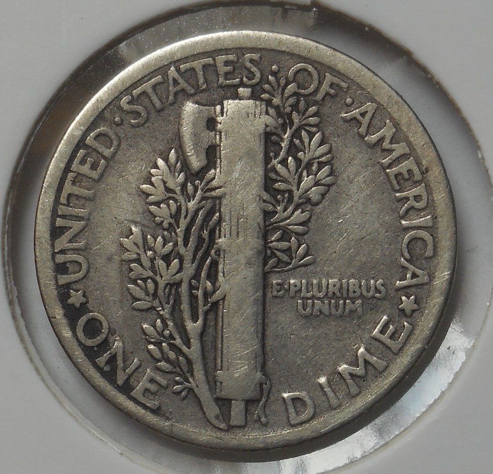 1920 . . Mercury Dime . . G . . Good . Original Old Silver