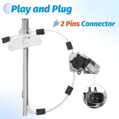 Front Left Driver Side Power Window Motor with Regulator Compatible with Jeep