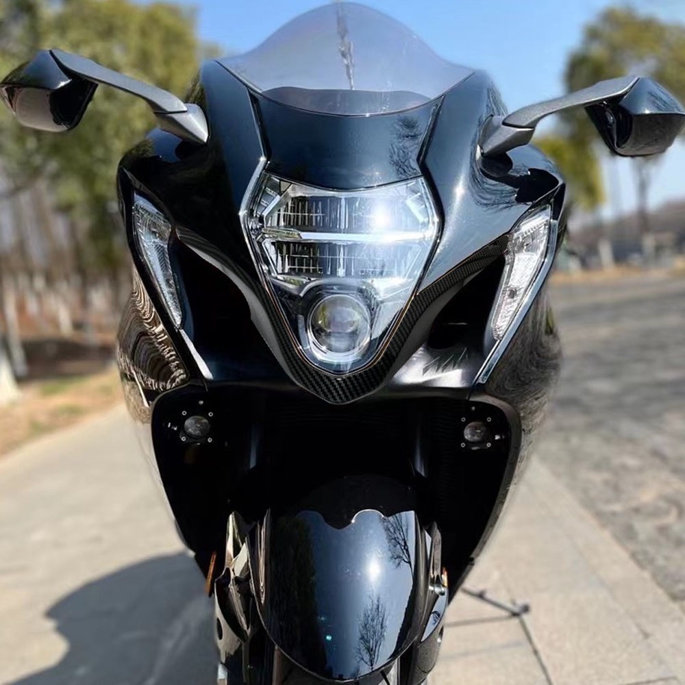 Carbon Look Front Lamp Headlight Mid Fairing For GSXR 1300 GSX-R 2021-2025