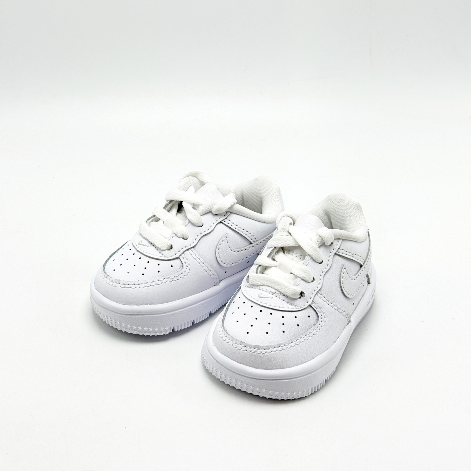 *NEW* TODDLER BABY NIKE AIR FORCE 1 LOW (TD) WHITE / WHITE (IF1674 100) 👍