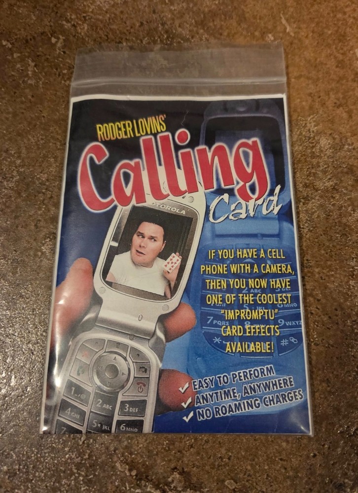 Calling Card by Rodger Lovins  Magic Mentalism Tricks