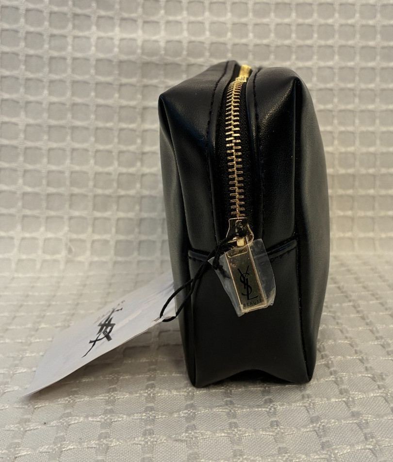 Yves Saint Laurent Beaute’ Cosmetic Travel Pouch, Black. New with Tag