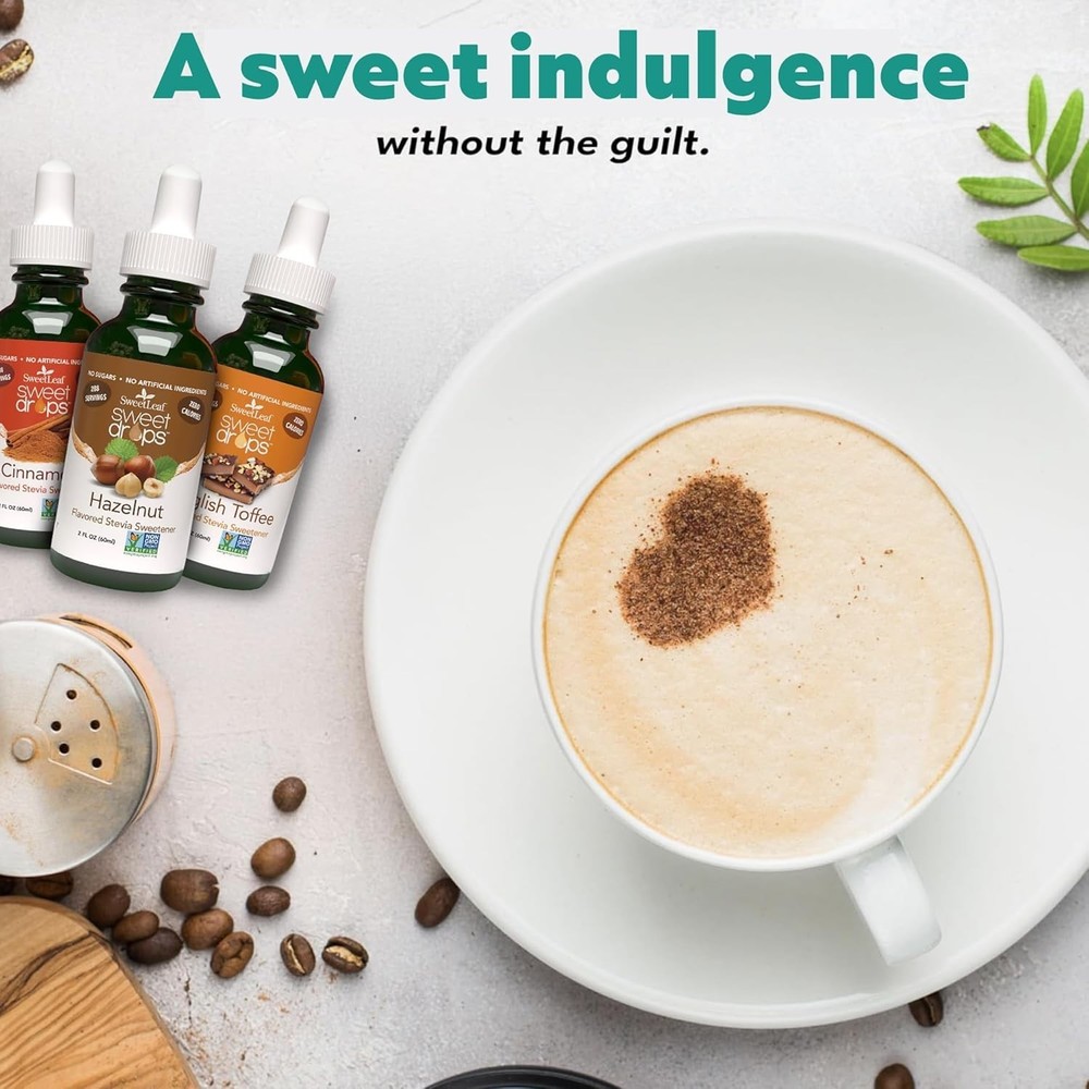 Sweetleaf Stevia Stevia Clear Hazelnut 2 OZ