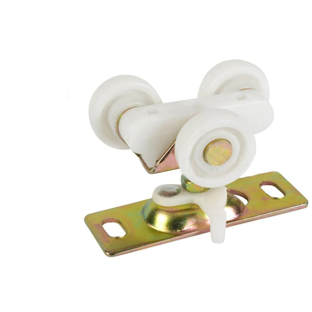 Closet Door Three Flat Edge 1 1/2" Nylon Roller Assembly