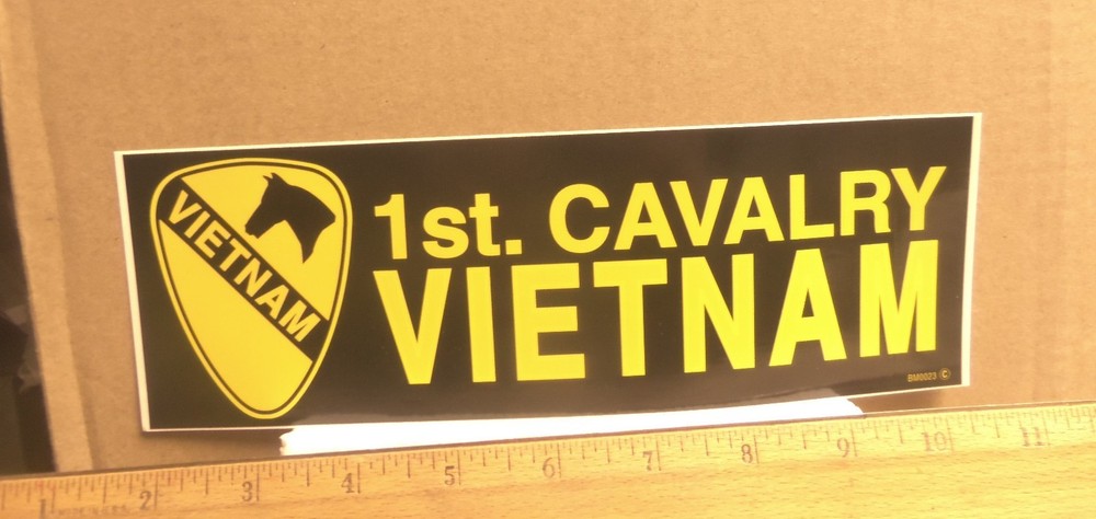 US Army - 1st Cavalry Vietnam Bumper Sticker
