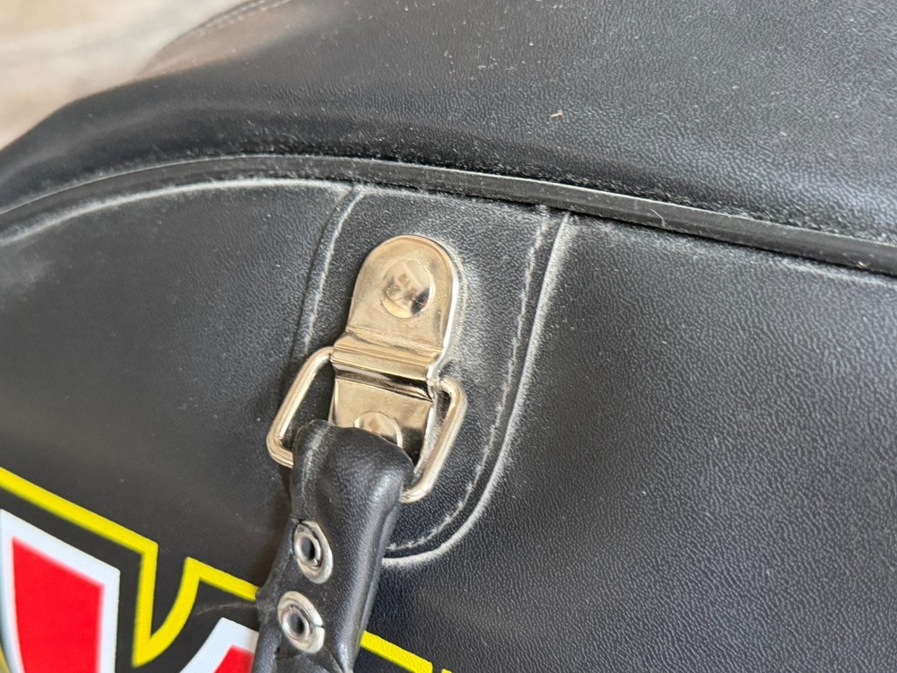 KISS Leather Bag 1980 Australia Unmasked UNUSED Vintage Kiss Aucoin Memorabilia