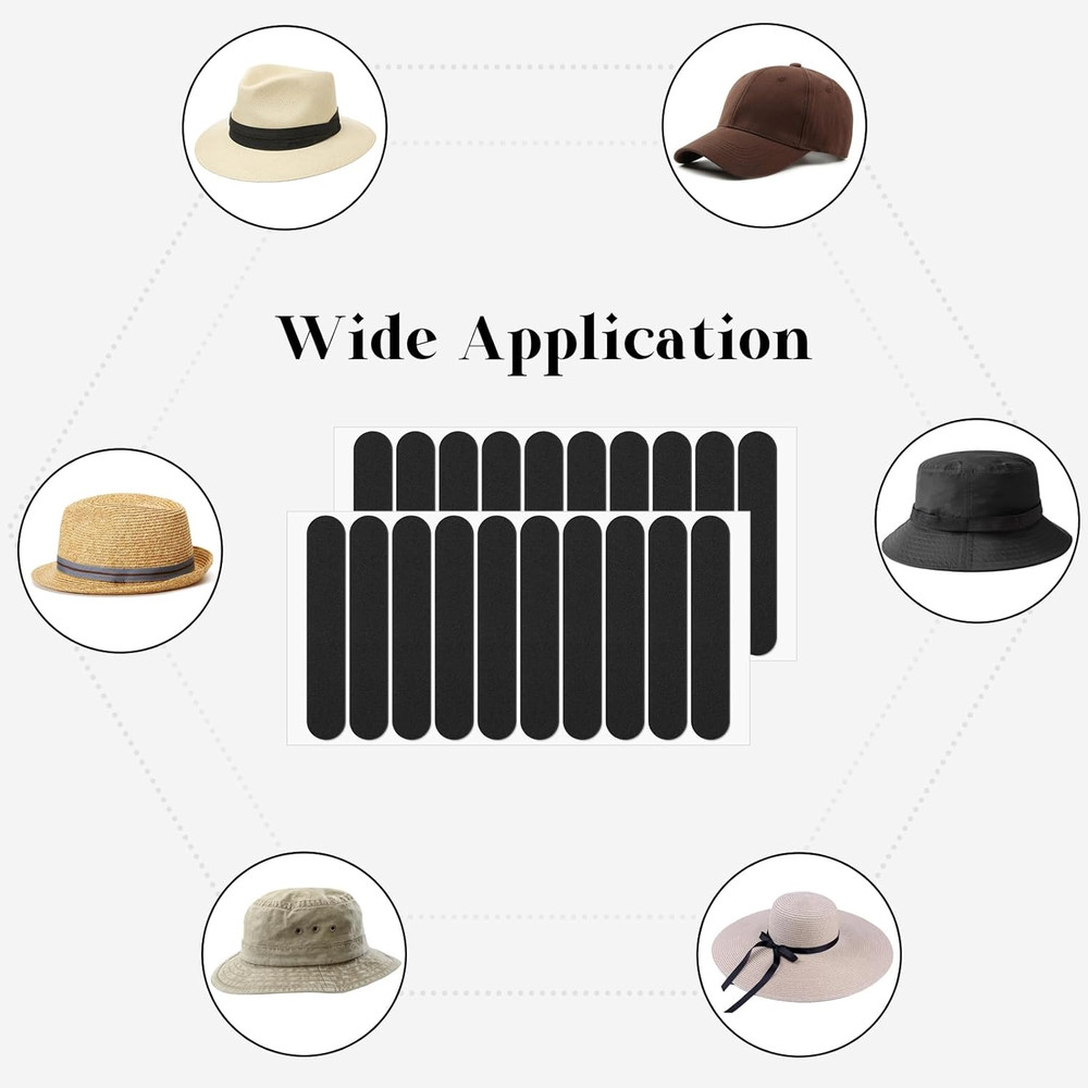 20 Pcs Hat Sizer Reducer Insert, Hat Inserts To Make Fit Smaller, Fitted Hat Siz