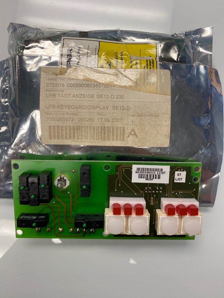Bizerba LPB Keyboard/Display P# 60385100111