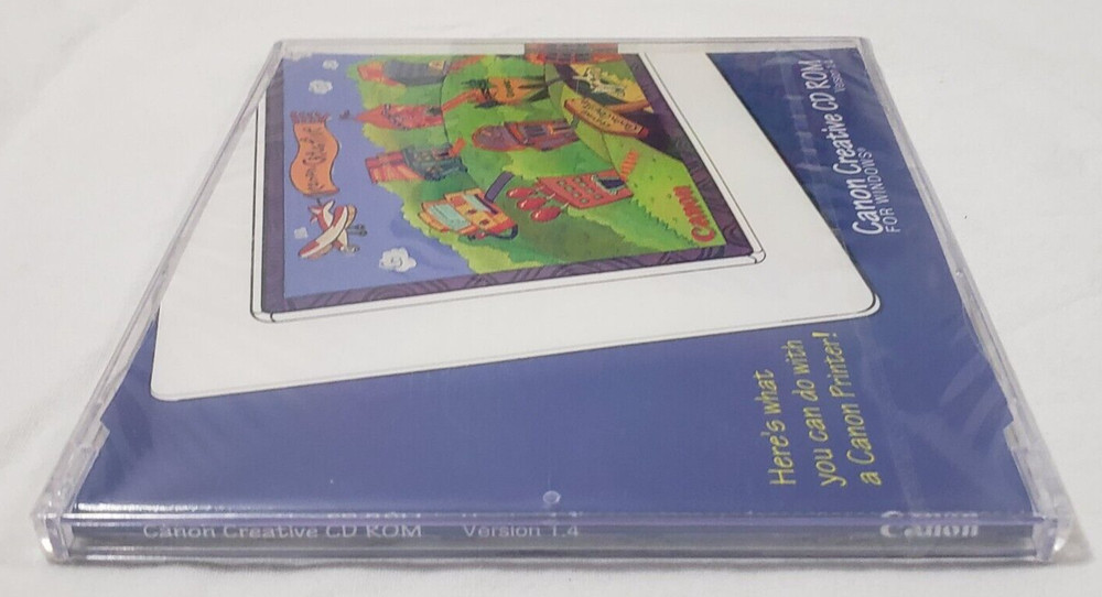 New/sealed Canon Creative Version 1.4 CD Rom 1996 For Windows +MANUAL