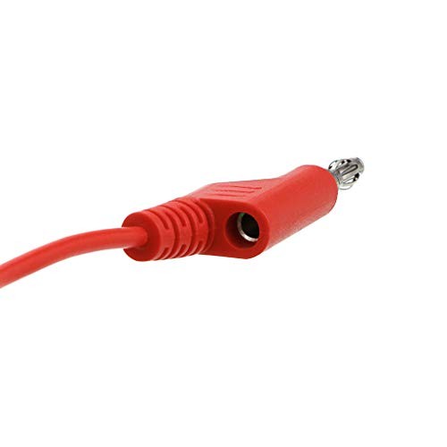 Multimeter Test Lead Set - Stackable Banana Plug to Alligator Clips Test