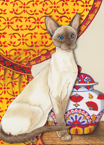 Siamese Cat Blank Note Cards Boxed