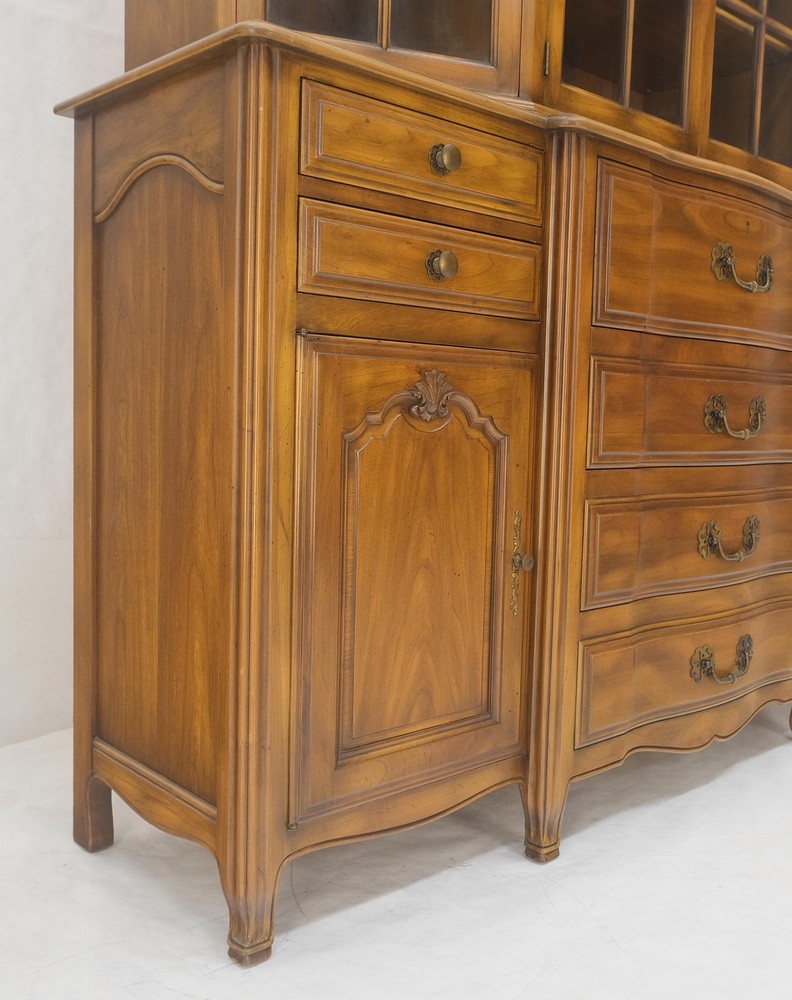 Widdicomb Solid Cherry Butlers Drop Front Leather Top Desk Breakfront MINT