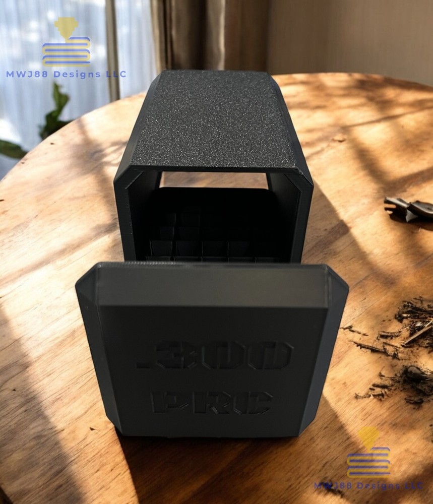 Sliding .300 PRC Ammo Storage Box Case - 50rd Round - Multiple Colors!
