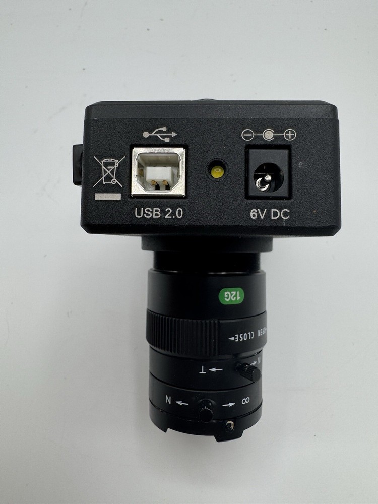 Lumenera LU375C Multi-Megapixel Camera 3.1 Megapixel & Computar Lens Untested