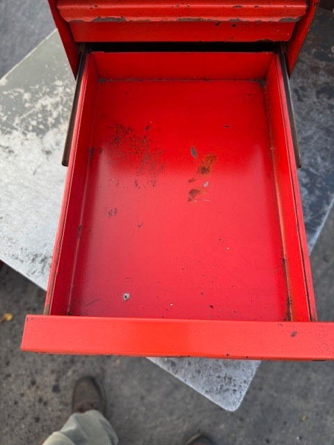 Vintage MAC Tools 5 Drawer Mini Side Hanging Caddy Toolbox Box