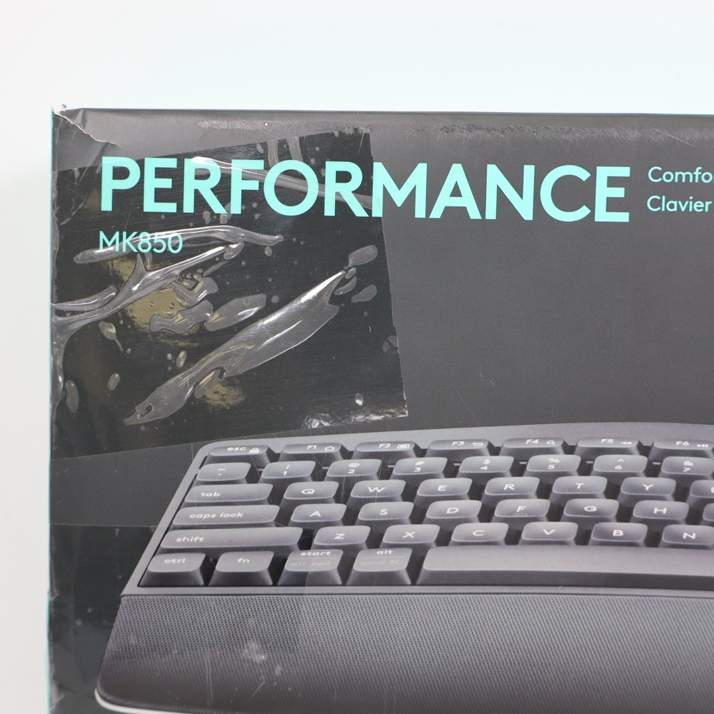 Logitech MK850 Performance Wireless Keyboard and Mouse Combo NEW DAMAGED BOX