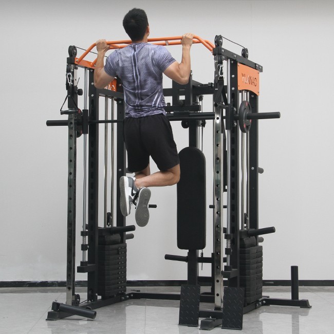 Multi function smith machine cable pully machine