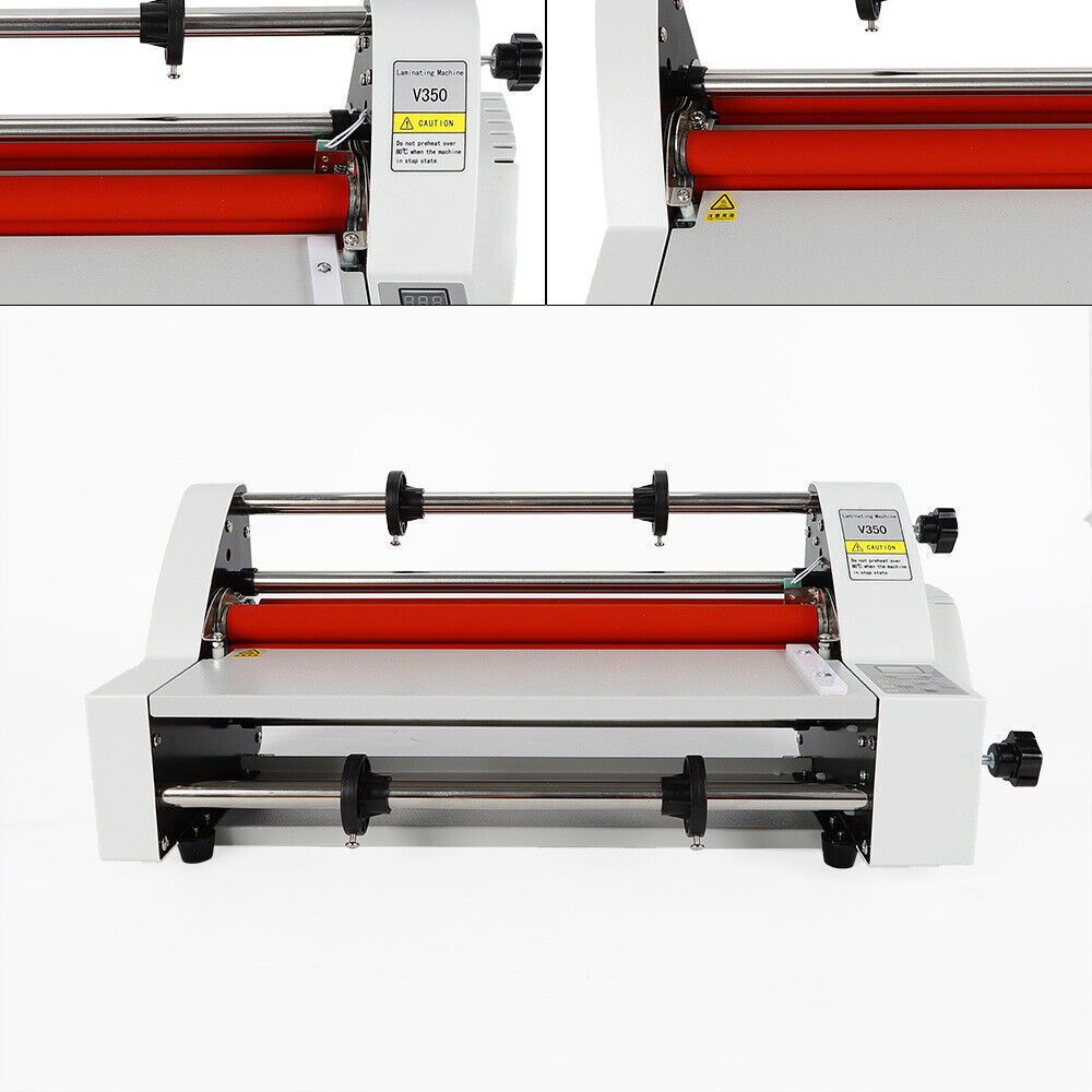 Hot Cold Roll Laminator Single + Dual Sided Digital Display Laminating Machine