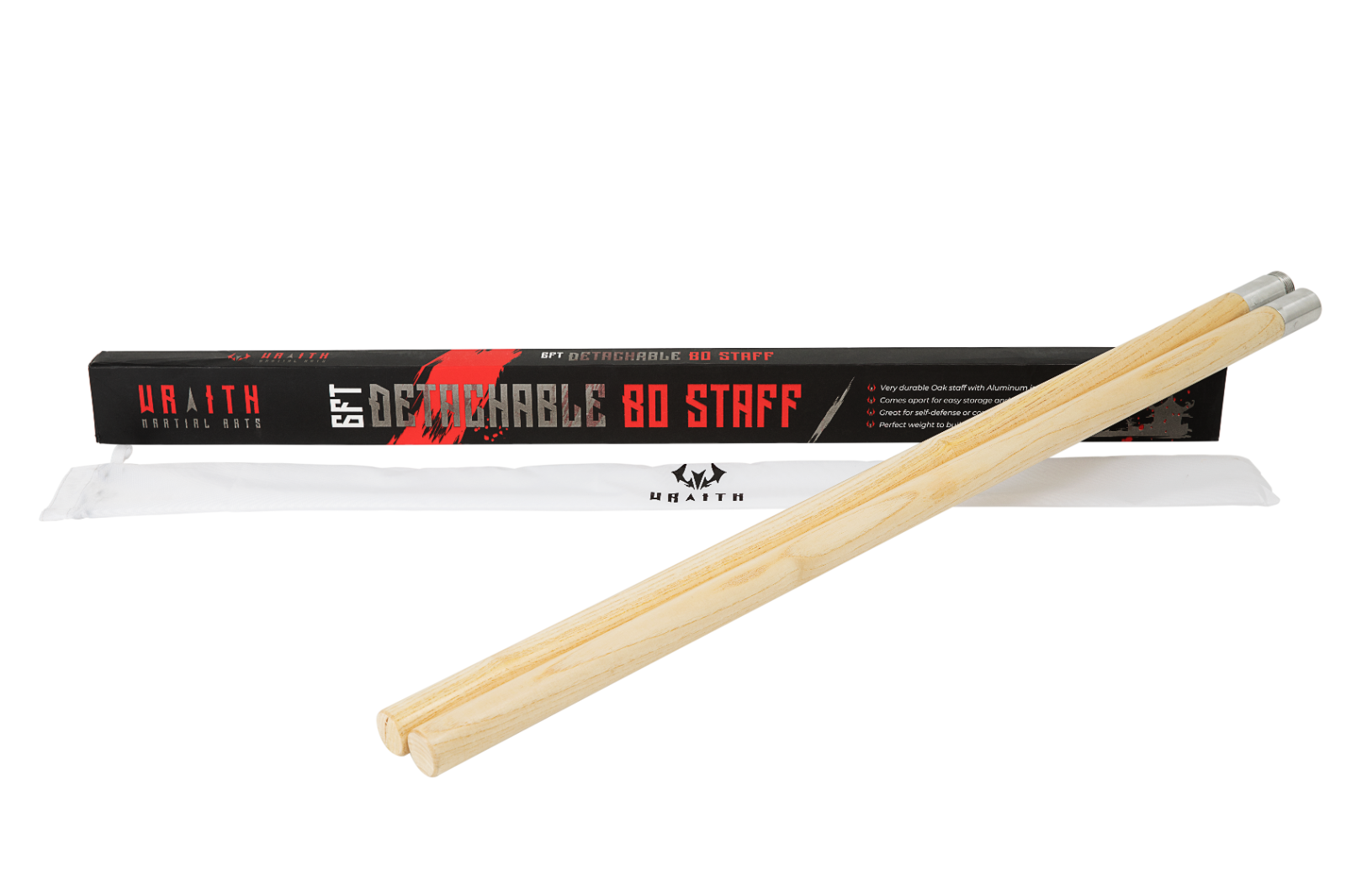 Collapsible Bo Staff made from oak wood. (4 ft)