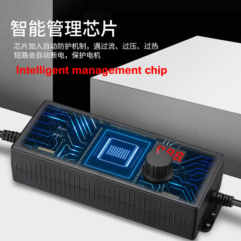 9V-24V 5A 120W Adjustable Voltage Power Supply Adapter Transformer 14 Plugs US