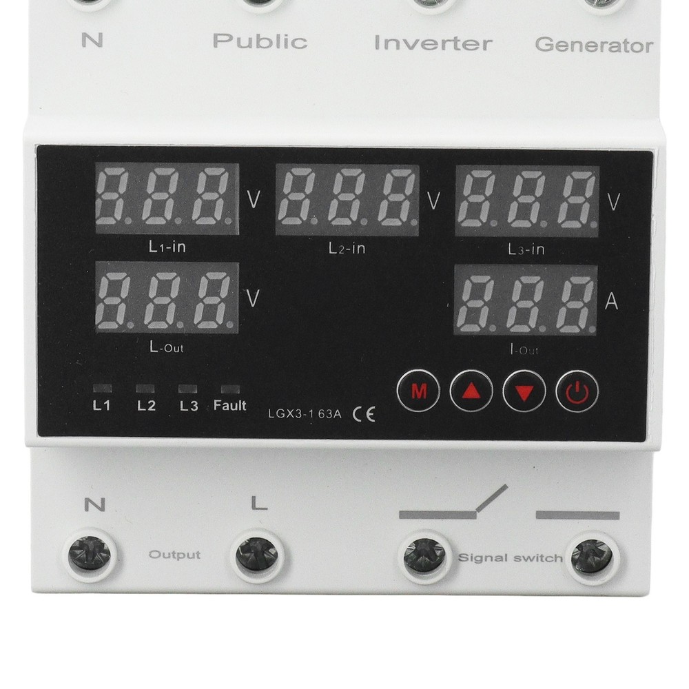 ´AC110V 3 Phase 4 Wire Automatic Transfer Switch 63A Changeover Switch Voltage