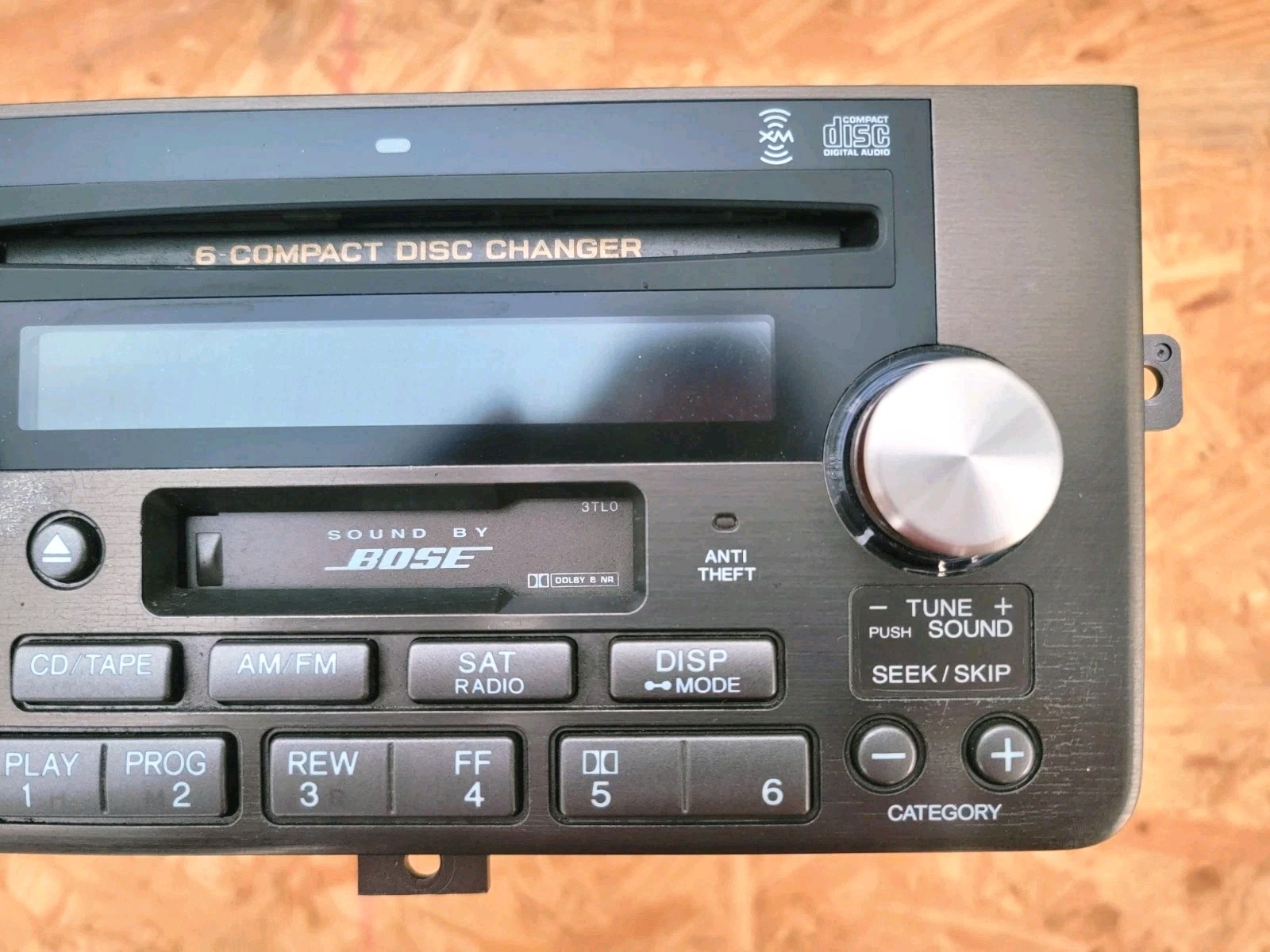 2004 Acura RL Radio 6 Disc Changer Bose Stereo AM FM 39101-SZ3-A713-M1 OEM