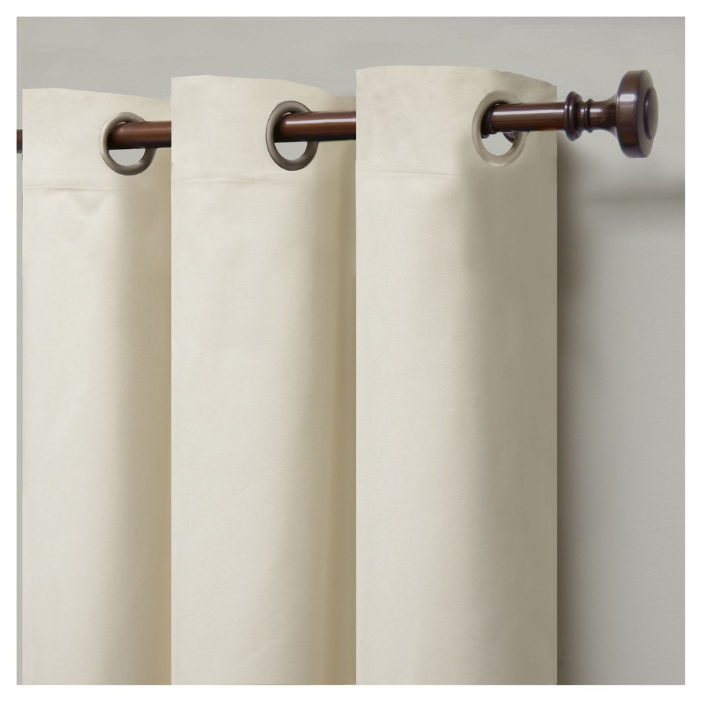 NEW Windsor Light Blocking Curtain Panel - Eclipse Beige Cream
