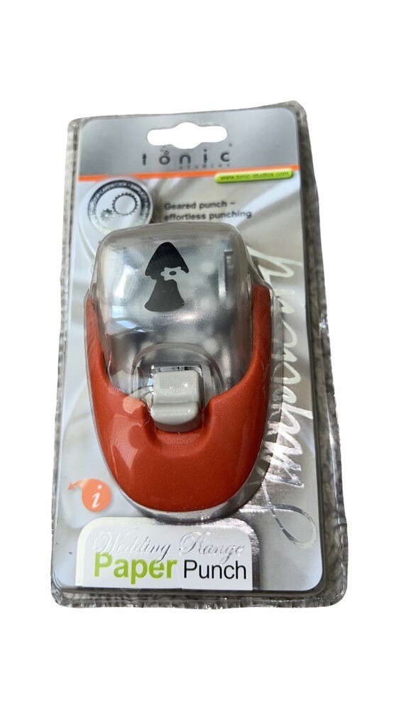 Tonic Studios Simplicity Pattern Paper Punch Wedding Theme Bride Groom Wine