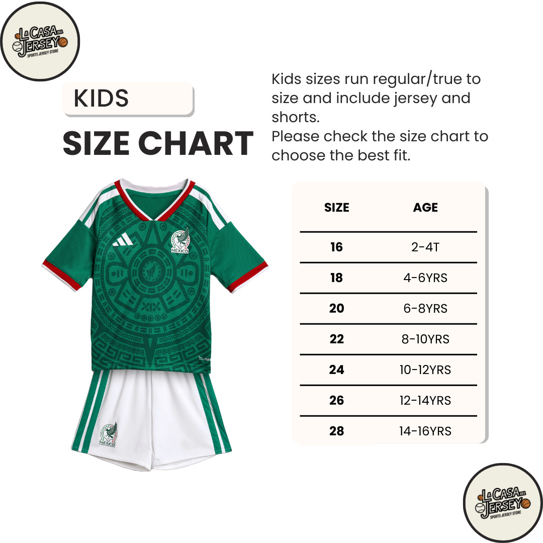 Mexico 2026 Home / Local Jersey - Fan Version - FAST SHIPPING!!