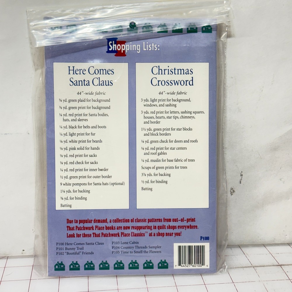 That Patchwork Place Classics - Christmas Crossword, Here Comes Santa Claus