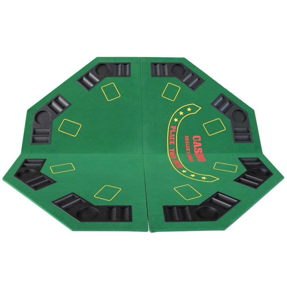 48-inch Folding Poker Table Top Portable