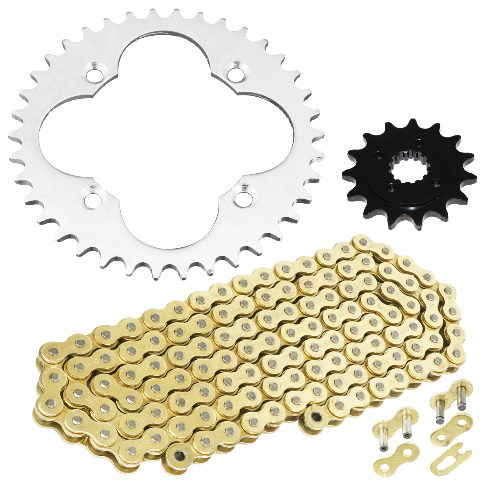 Drive Chain & Sprocket Kit for Honda TRX400EX TRX400X Sportrax 400 2005-2014