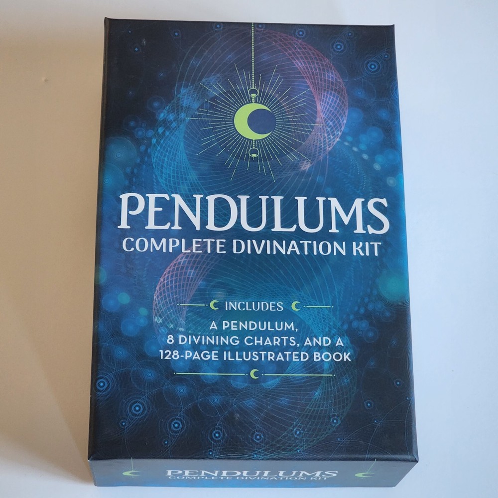 KCGS Pendulums For Complete Divination Kit Dowsing Techniques Set New Sealed