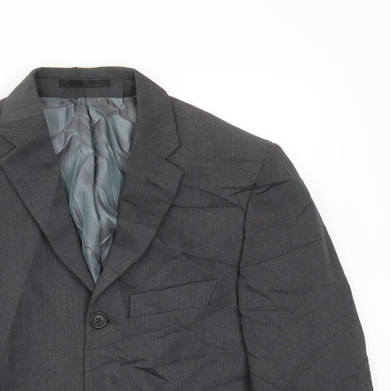 River Island Mens Grey Polyester Blend Blazer Size 40