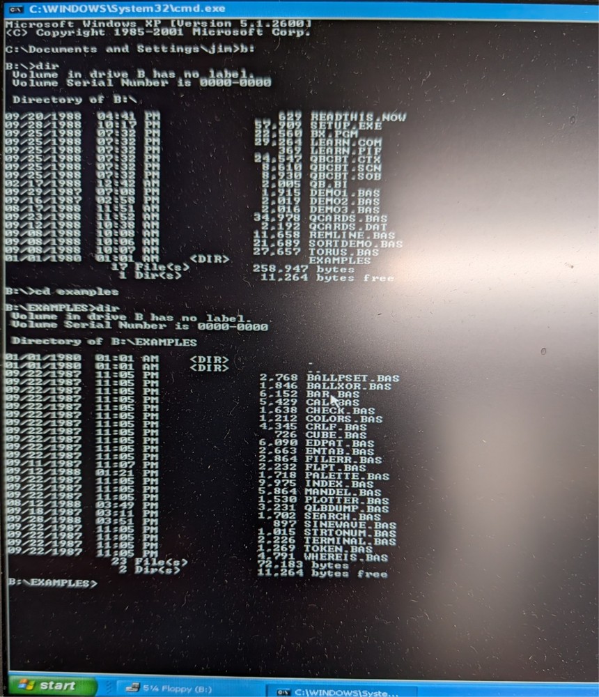 Microsoft QuickBASIC 4.5 (1988) - 5 Disks & 2 Manuals - TESTED