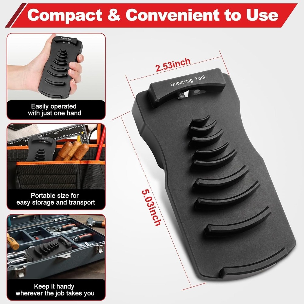 Plastic Pipe Reamer Deburring Tool PVC Chamfer Tool 0.5'' to 4''